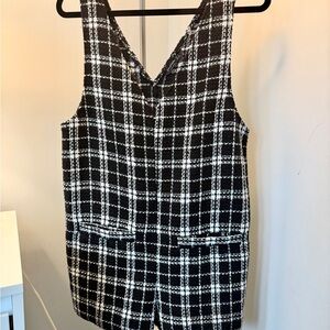 Stradivarius Monochrome Checkered Jumpsuit